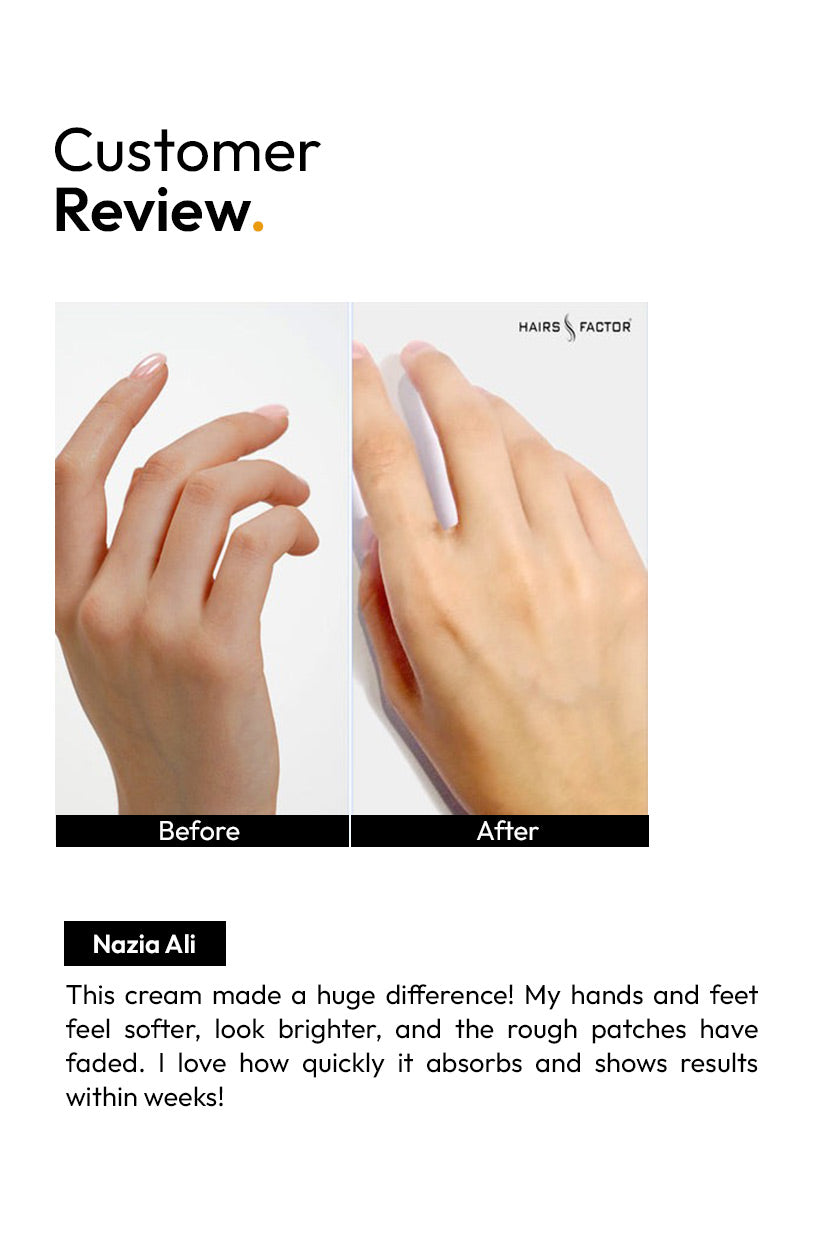 HAND AND FOOT WHITENING CREAM