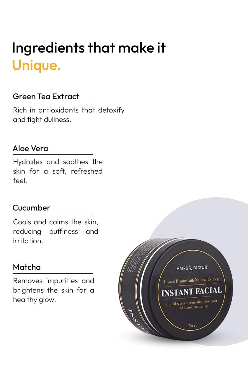 2 IN 1 Whitening INSTANT FACIAL + FACE SCRUB (75g)