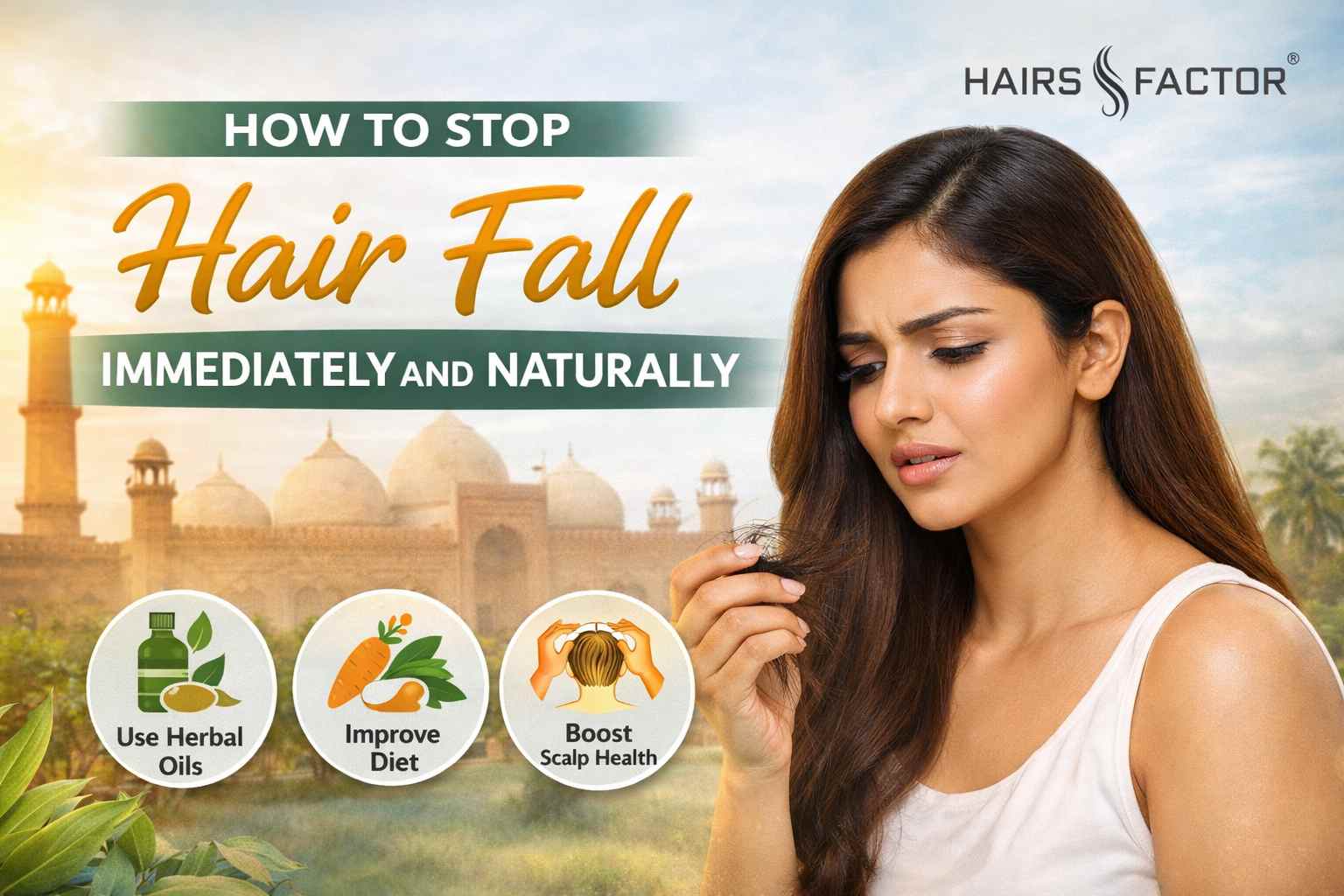 How to Stop Hair Fall Immediately and Naturally