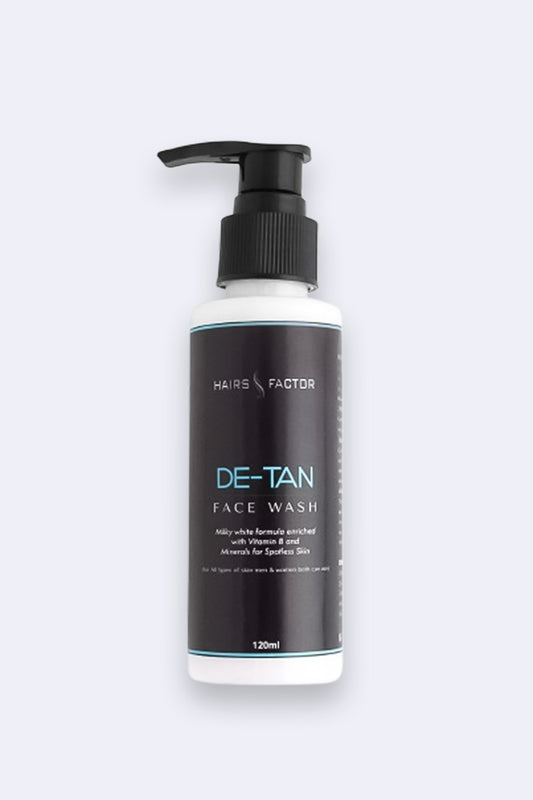 Organic DE-TAN FACE WASH For Dry Skin (120ml)