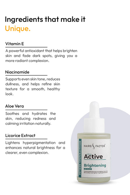 Brightening Face Serum (GURANTEED RESULTS IN 7-DAYS) (30ML)