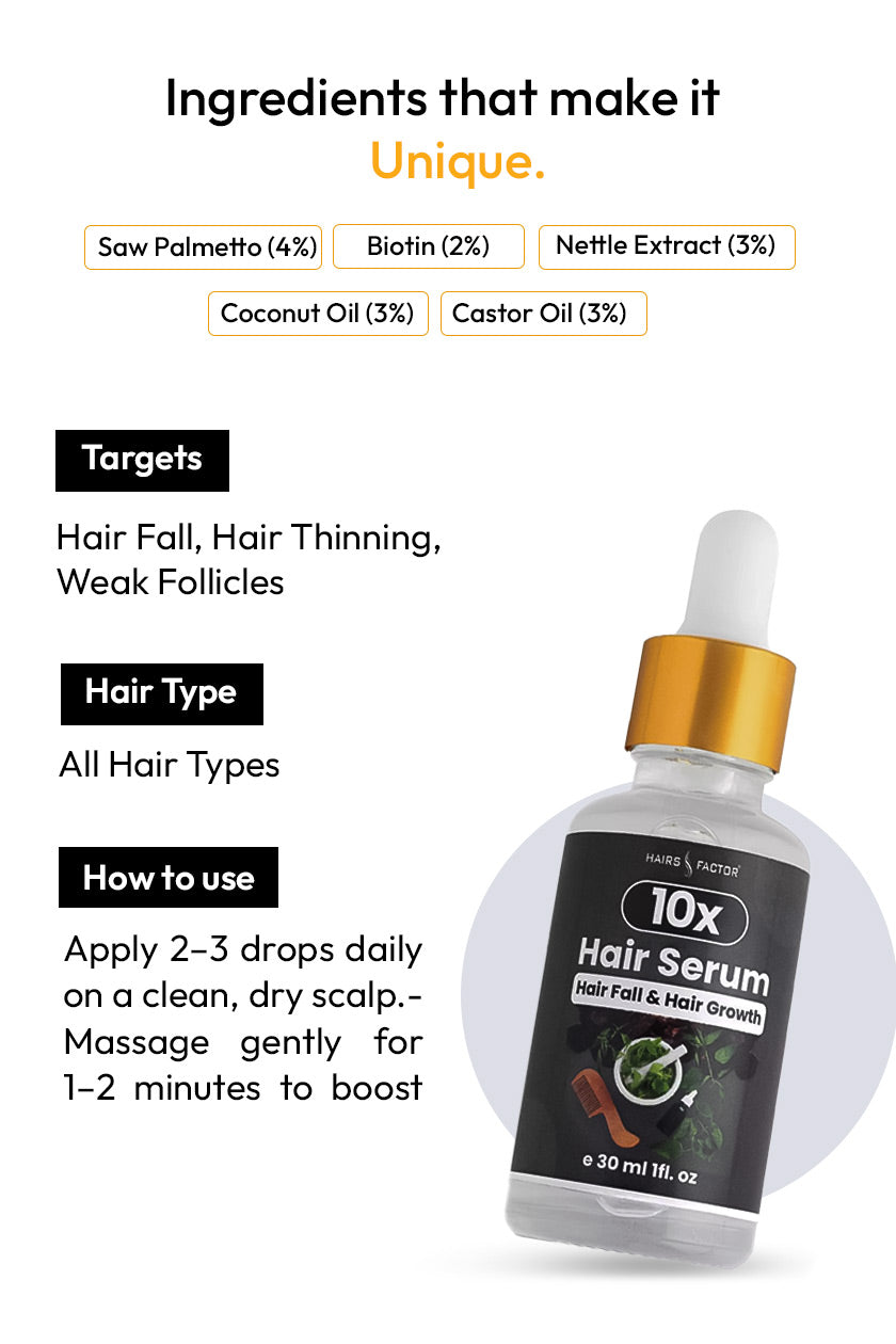 10X DEAL - ULTIMATE HAIRCARE ONE-STOP SOLUTION | HAIRSFACTOR (GURANTEED RESULTS IN 15 -DAYS)