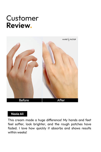 HAND AND FOOT WHITENING CREAM