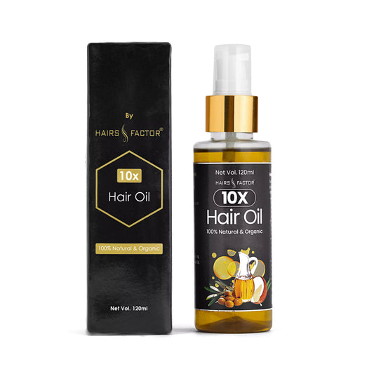 10X HAIR OIL - Blend of 10 Natural Oils Increase Hair Growth, Thickness & Repair