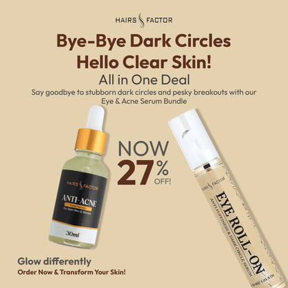 Under Eye Dark Circles Serum And Anti Acne Serum (Results in 2 weeks)