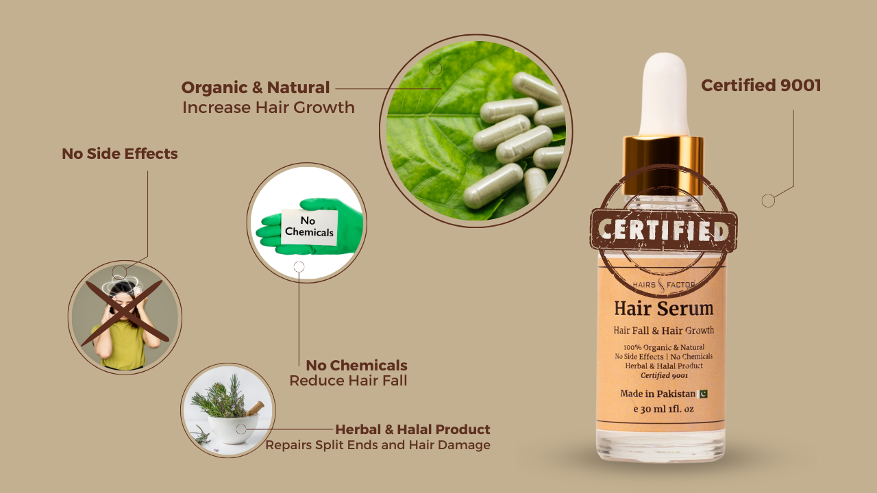 Natural Hair Serum for Hair Growth and Hair Fall