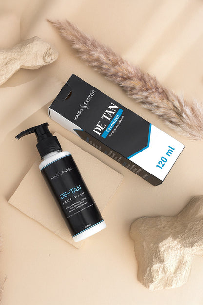 Organic DE-TAN FACE WASH For Dry Skin (120ml)