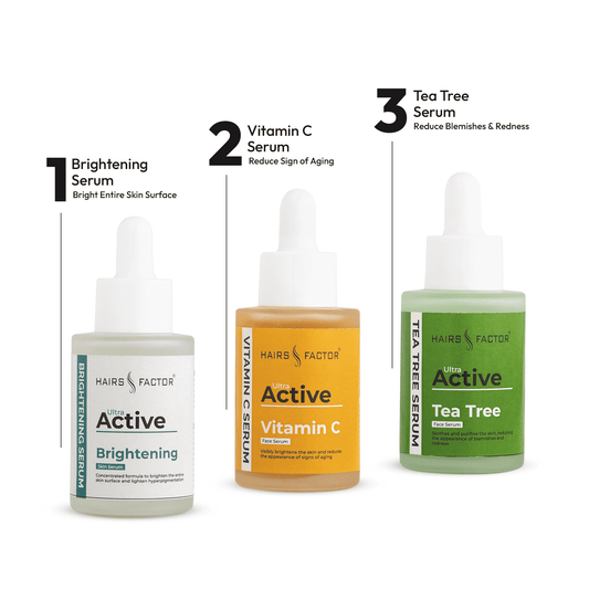 Pack Of 3 Face Glowing Serums Only