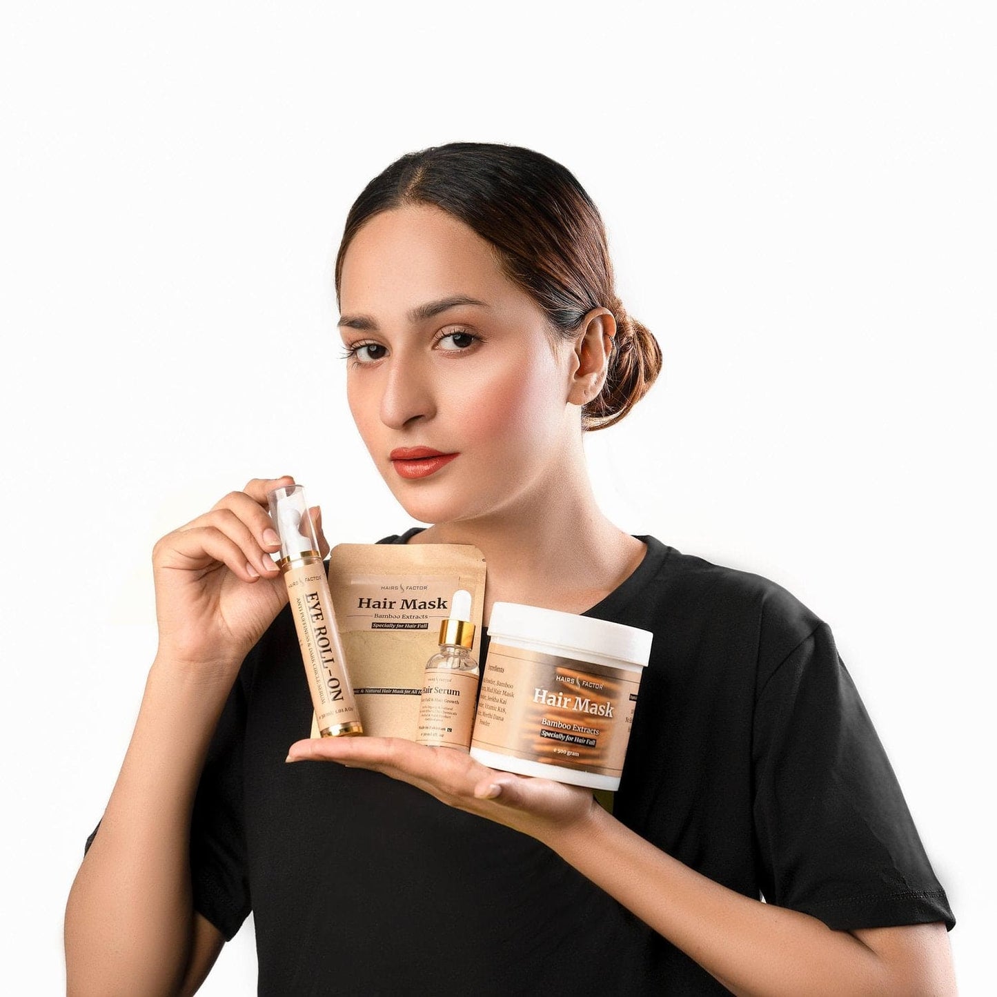 Organic Hair Serum - Hair Mask Jar - Under Eye Dark Circles Serum