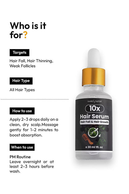 10X HAIR GROWTH SERUM (30ML)