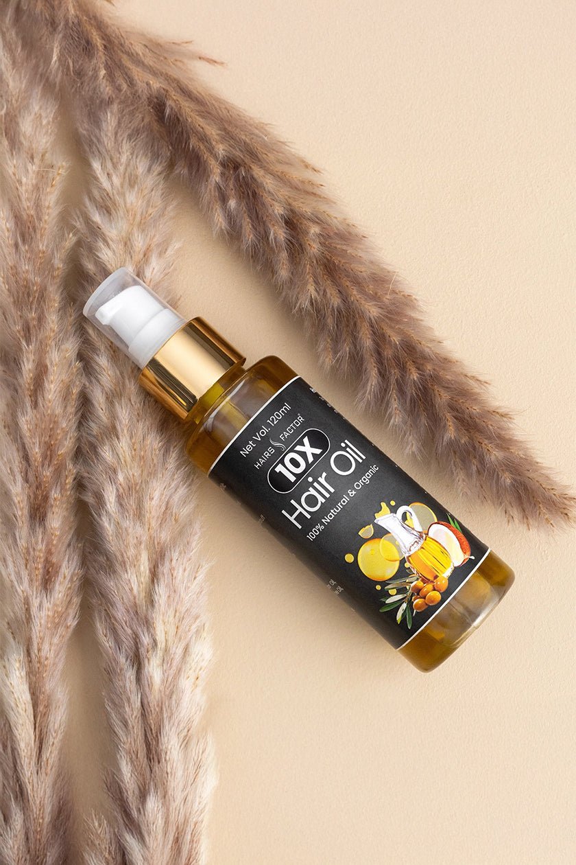 10X HAIR OIL - Blend of 10 Natural Oils Increase Hair Growth, Thickness & Repair