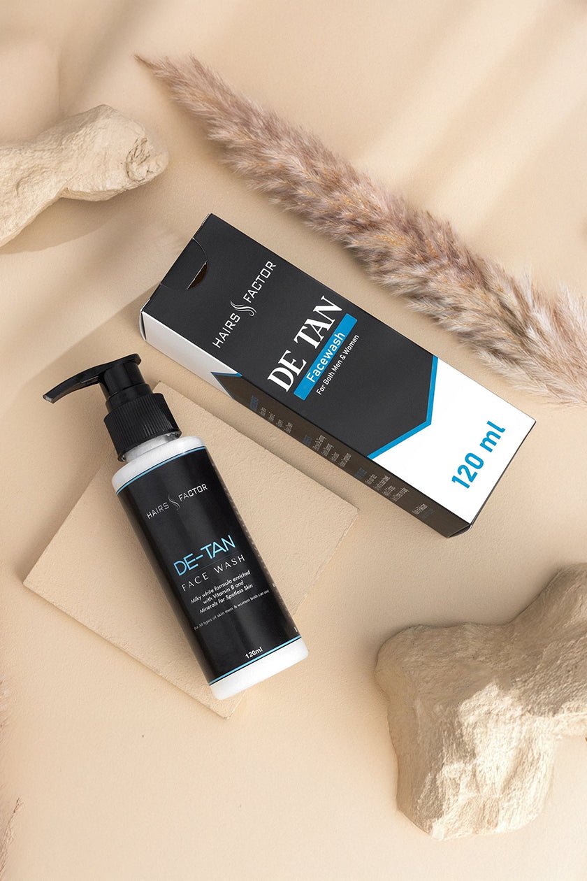 Organic DE-TAN FACE WASH For Dry Skin (120ml)