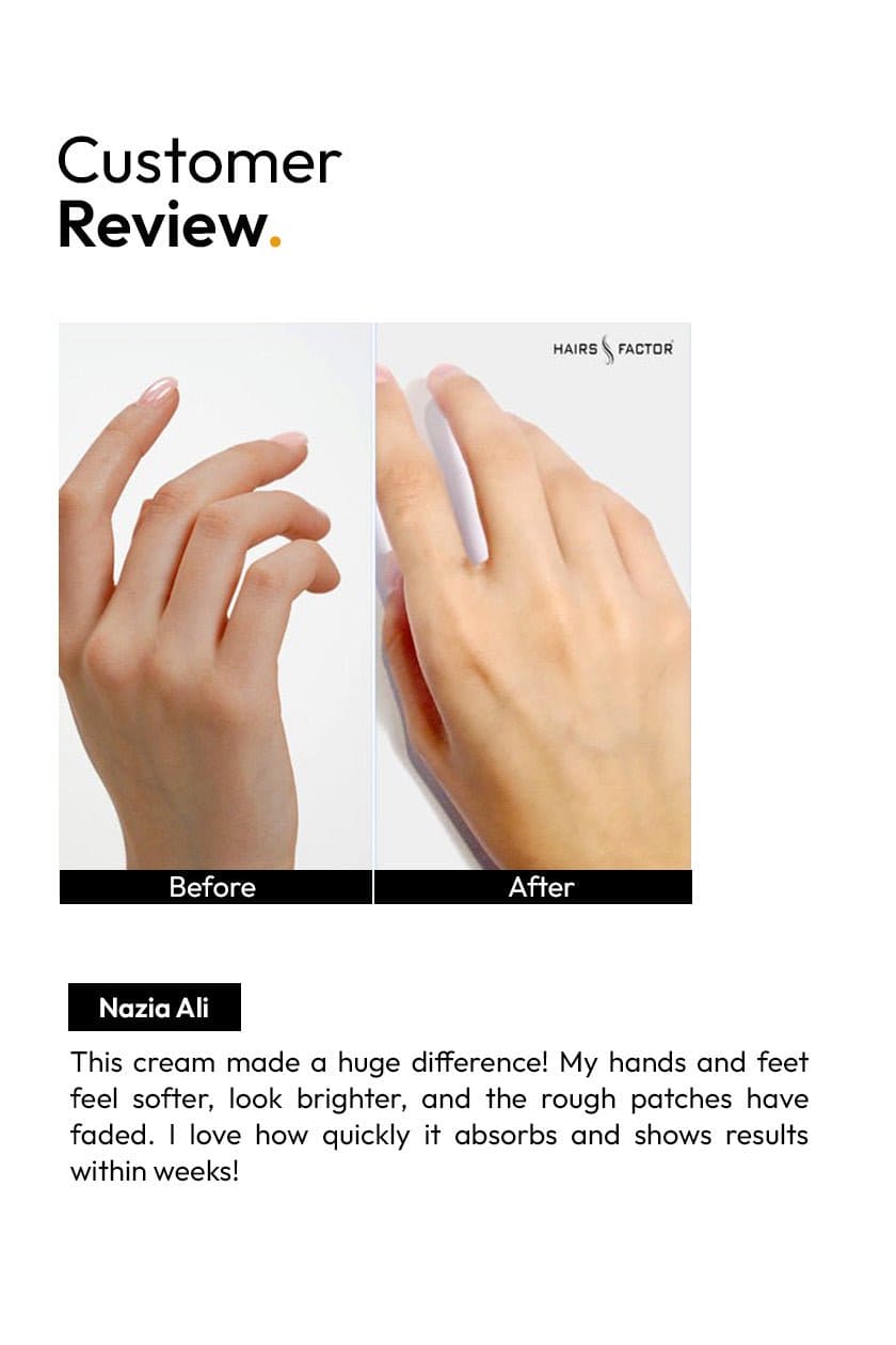 HAND AND FOOT WHITENING CREAM