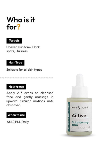 Brightening Face Serum (GURANTEED RESULTS IN 7-DAYS) (30ML)