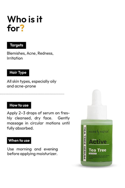 Tea Tree Face Serum for cystal clear skin (30ml)