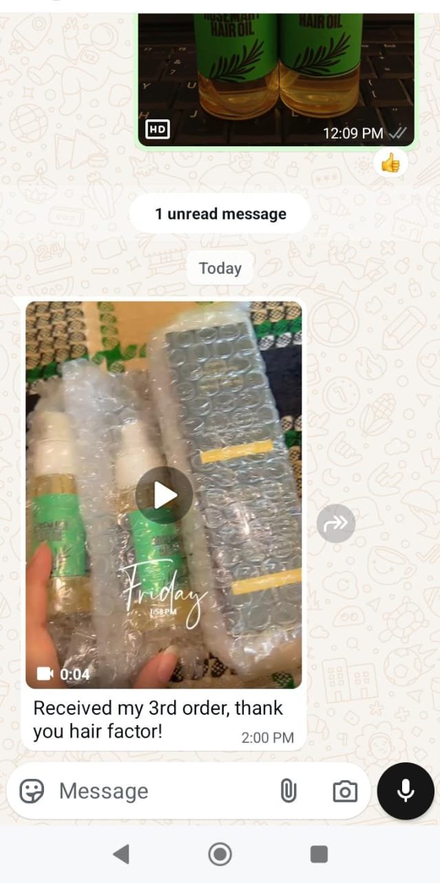 Happy Customer WhatsApp Review
