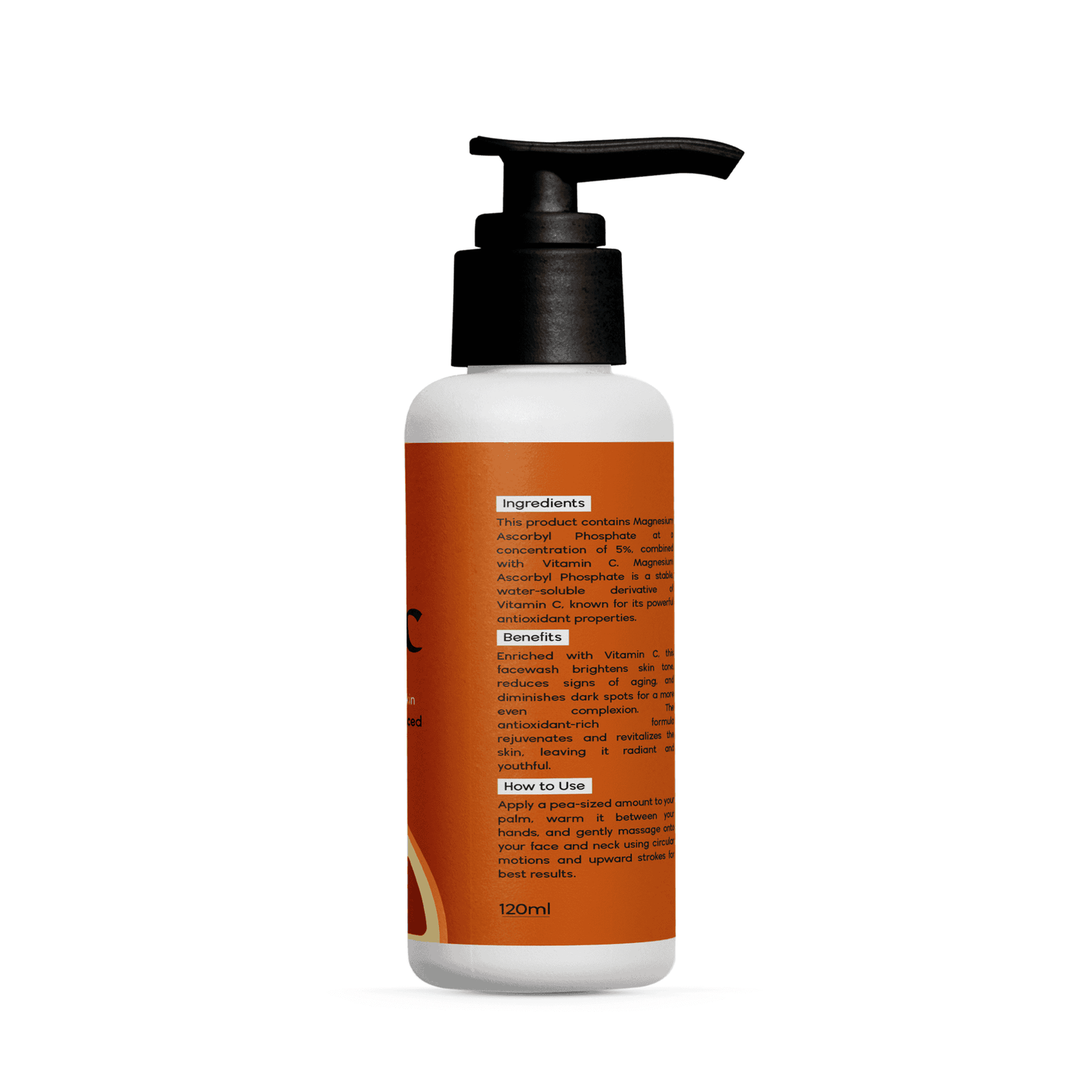 Vitamin-C Facewash for Dry Skin (120ml)